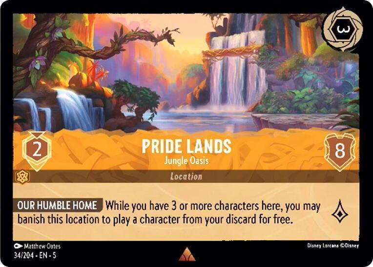 Pride Lands - Jungle Oasis (34/204) [Shimmering Skies] - for just $0.10! 