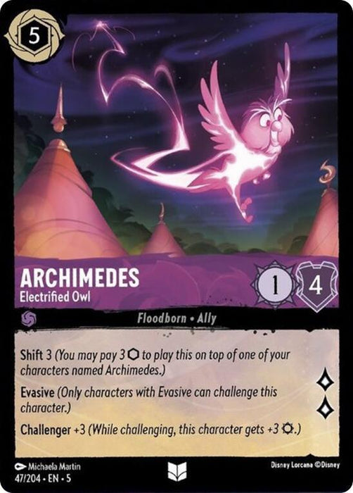 Archimedes - Electrified Owl (47/204) [Shimmering Skies] - for just $0.10! 