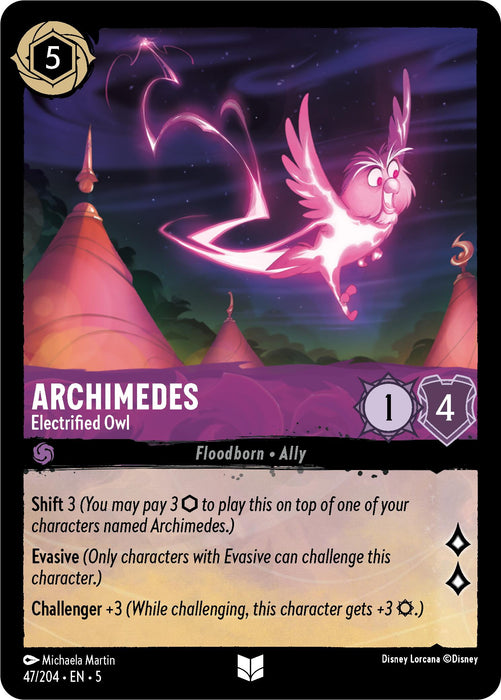 Archimedes - Electrified Owl (47/204) [Shimmering Skies] - Just $0.05! Shop now at Retro Gaming of Denver