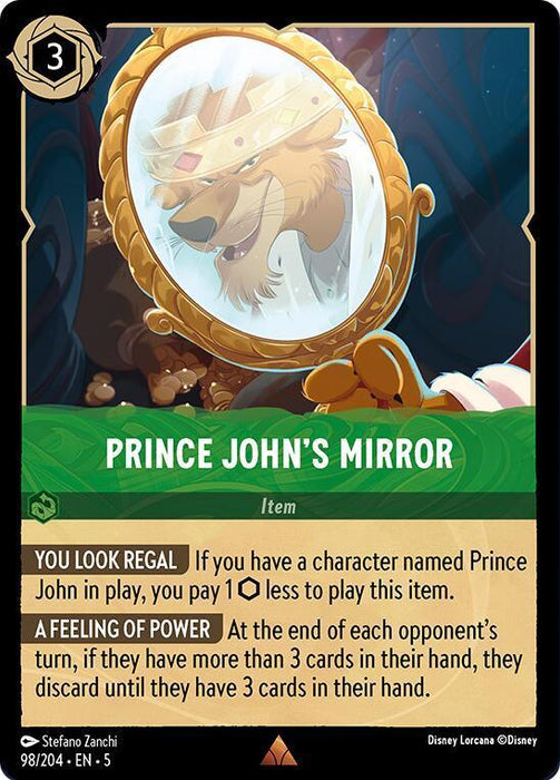 Prince John's Mirror (98/204) [Shimmering Skies] - for just $0.10! 