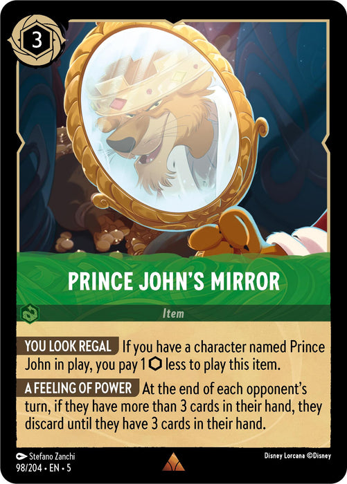 Prince John's Mirror (98/204) [Shimmering Skies] - Just $0.50! Shop now at Retro Gaming of Denver