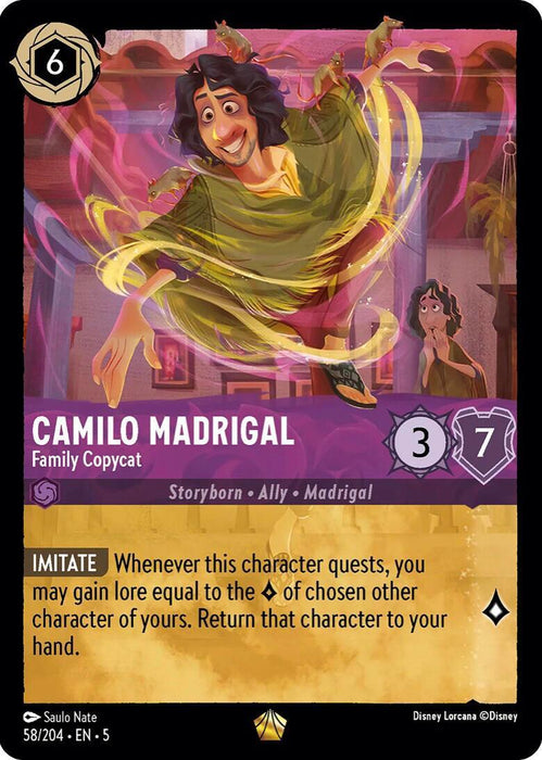 Camilo Madrigal - Family Copycat (58/204) [Shimmering Skies] - for just $0.20! 