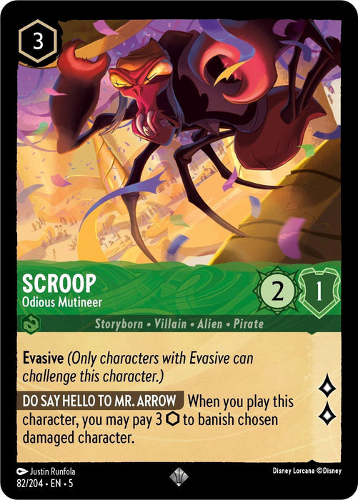Scroop - Odious Mutineer (82/204) [Shimmering Skies] - for just $0.10! 