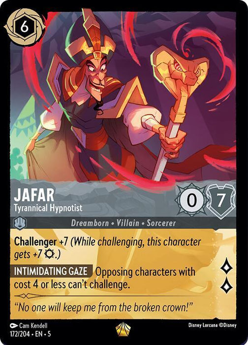 Jafar - Tyrannical Hypnotist (172/204) [Shimmering Skies] - for just $0.25! 