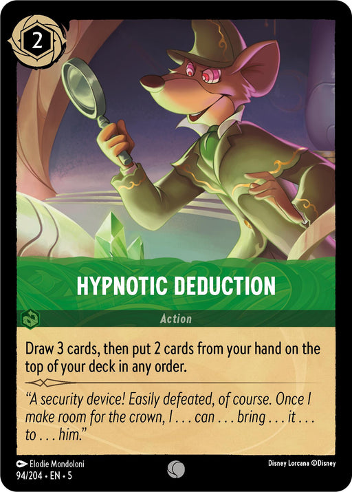 Hypnotic Deduction (94/204) [Shimmering Skies] - Just $0.05! Shop now at Retro Gaming of Denver