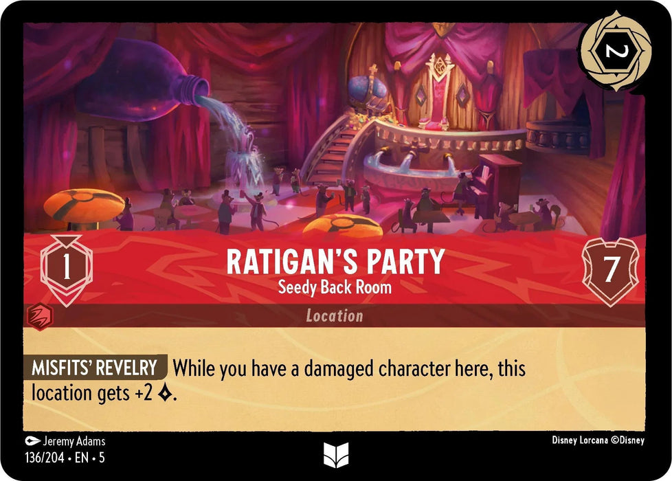 Ratigan's Party - Seedy Back Room (136/204) [Shimmering Skies] - for just $0.10! 