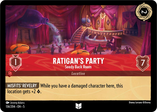 Ratigan's Party - Seedy Back Room (136/204) [Shimmering Skies] - Just $0.05! Shop now at Retro Gaming of Denver