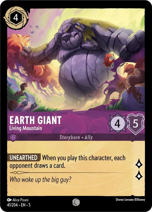 Earth Giant - Living Mountain (41/204) [Shimmering Skies] - for just $0.10! 