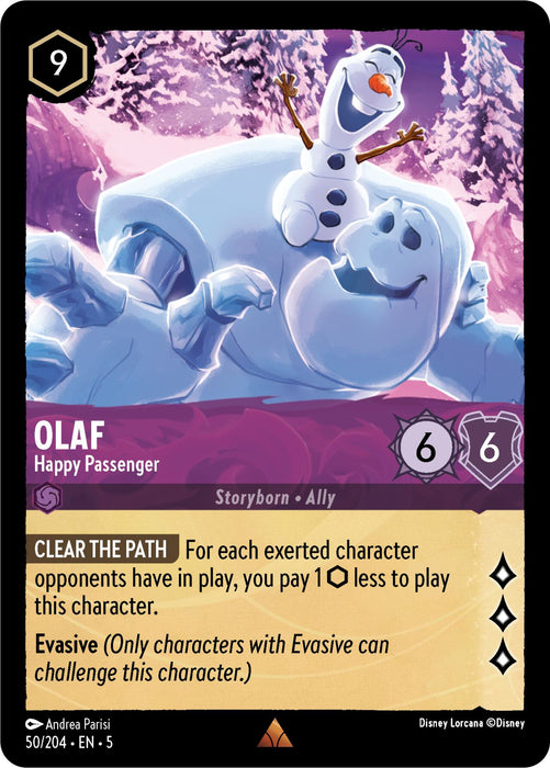 Olaf - Happy Passenger (50/204) [Shimmering Skies] - Just $0.10! Shop now at Retro Gaming of Denver