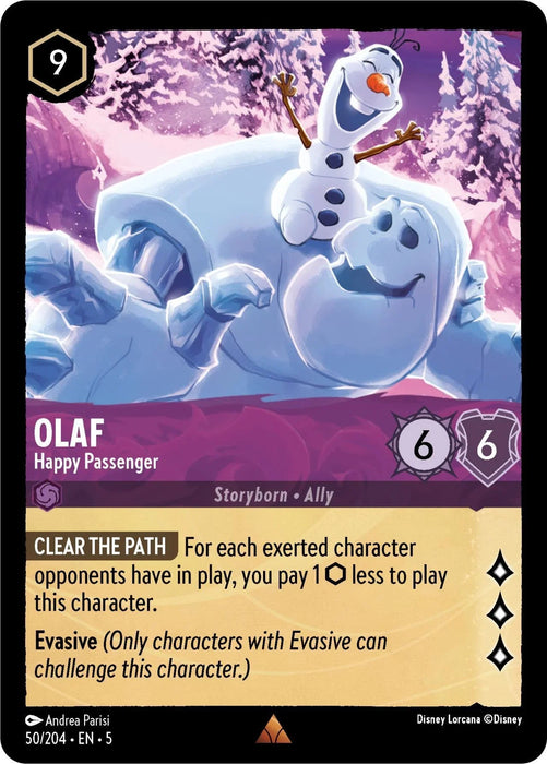 Olaf - Happy Passenger (50/204) [Shimmering Skies] - for just $0.10! 