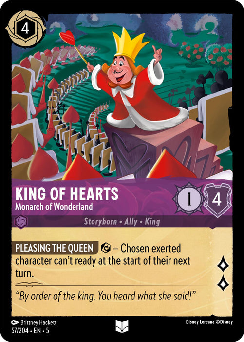 King of Hearts - Monarch of Wonderland (57/204) [Shimmering Skies] - Just $0.10! Shop now at Retro Gaming of Denver