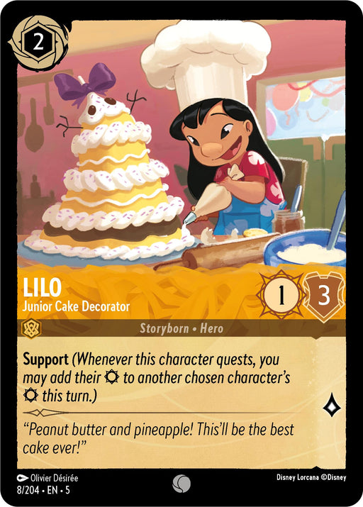 Lilo - Junior Cake Decorator (8/204) [Shimmering Skies] - Just $0.10! Shop now at Retro Gaming of Denver