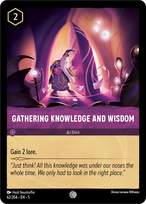 Gathering Knowledge and Wisdom (62/204) [Shimmering Skies] - Just $0.05! Shop now at Retro Gaming of Denver