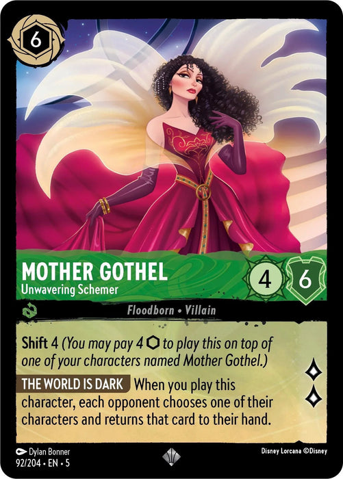 Mother Gothel - Unwavering Schemer (92/204) [Shimmering Skies] - for just $0.10! 