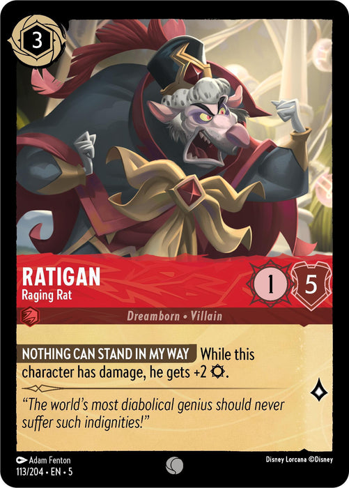 Ratigan - Raging Rat (113/204) [Shimmering Skies] - for just $0.10! 