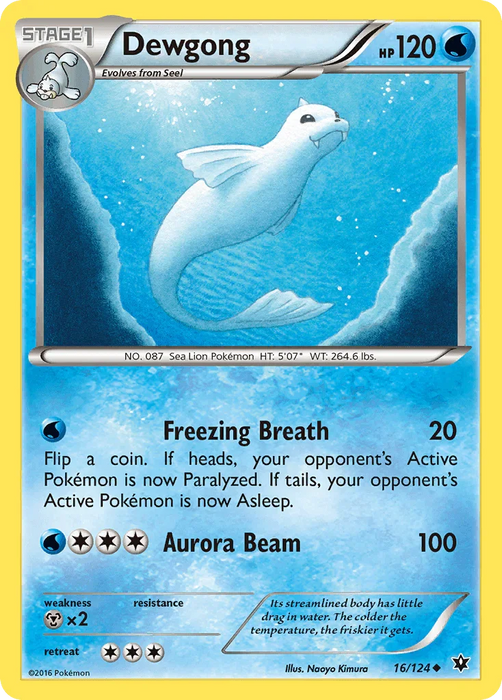 Dewgong (16/124) [XY: Fates Collide] - for just $0.15! 