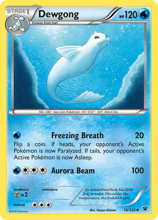 Dewgong (16/124) [XY: Fates Collide] - for just $0.15! 