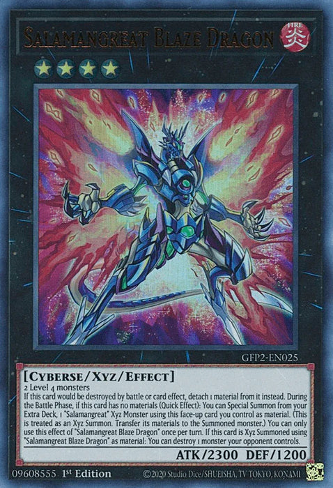 Salamangreat Blaze Dragon [GFP2-EN025] Ultra Rare - for just $0.10! 