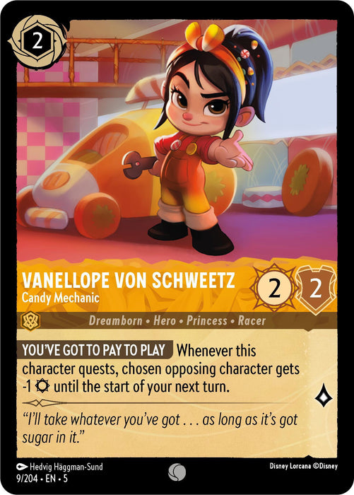 Vanellope von Schweetz - Candy Mechanic (9/204) [Shimmering Skies] - for just $0.10! 