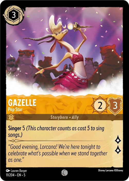 Gazelle - Pop Star (11/204) [Shimmering Skies] - for just $0.10! 