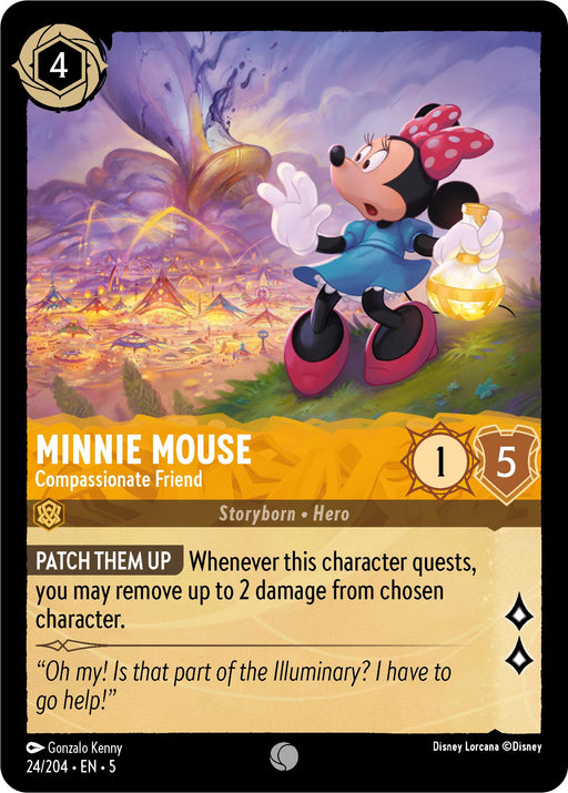 Minnie Mouse - Compassionate Friend (24/204) [Shimmering Skies] - Just $0.10! Shop now at Retro Gaming of Denver