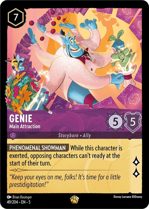 Genie - Main Attraction (49/204) [Shimmering Skies] - for just $0.25! 