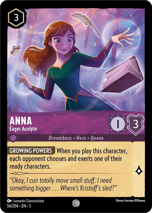 Anna - Eager Acolyte (56/204) [Shimmering Skies] - for just $0.10! 