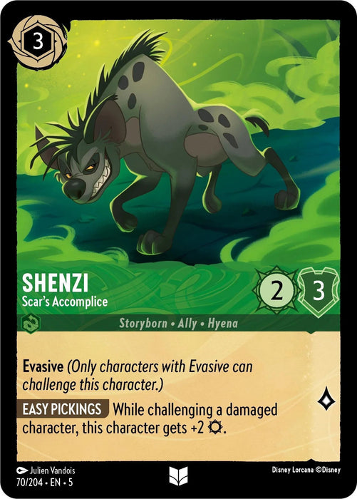 Shenzi - Scar's Accomplice (70/204) [Shimmering Skies] - for just $0.10! 