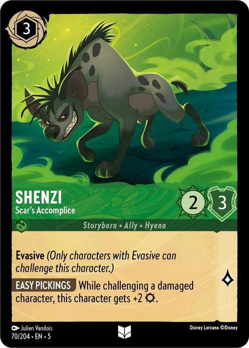 Shenzi - Scar's Accomplice (70/204) [Shimmering Skies] - for just $0.10! 
