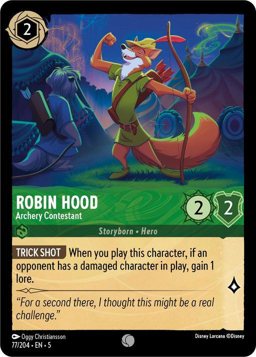 Robin Hood - Archery Contestant (77/204) [Shimmering Skies] - Just $0.05! Shop now at Retro Gaming of Denver