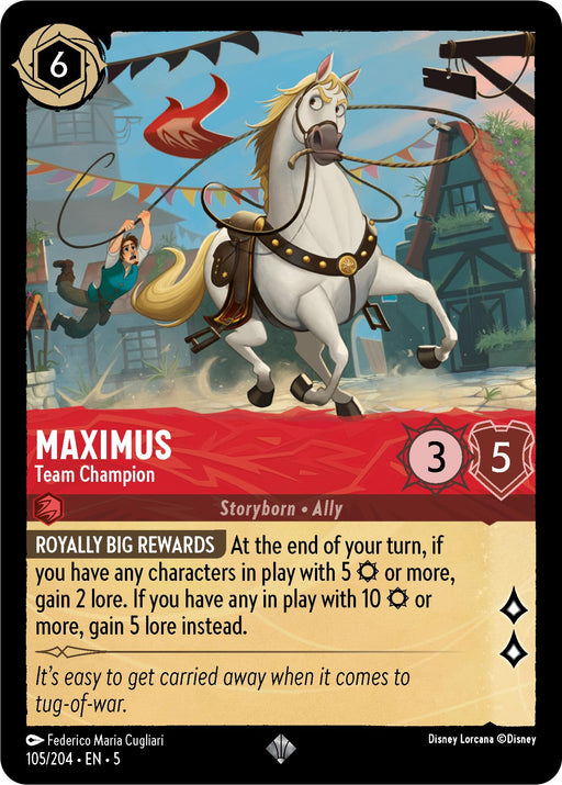 Maximus - Team Champion (105/204) [Shimmering Skies] - Just $0.15! Shop now at Retro Gaming of Denver