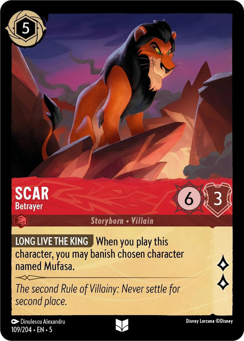 Scar - Betrayer (109/204) [Shimmering Skies] - for just $0.10! 