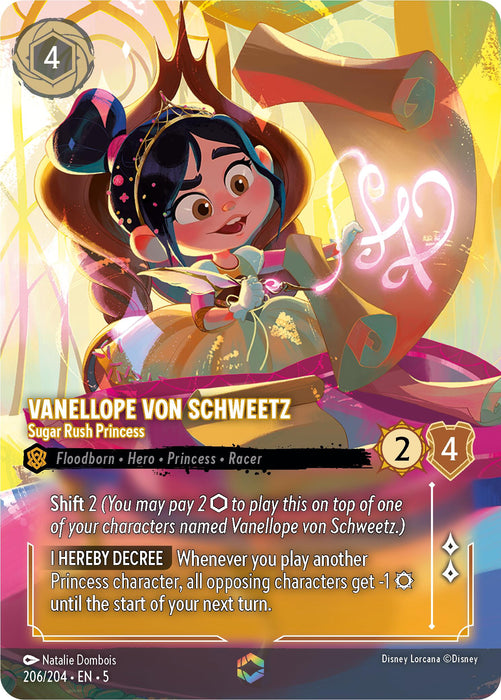 Vanellope von Schweetz - Sugar Rush Princess (Enchanted) (206/204) [Shimmering Skies] - Just $64.35! Shop now at Retro Gaming of Denver