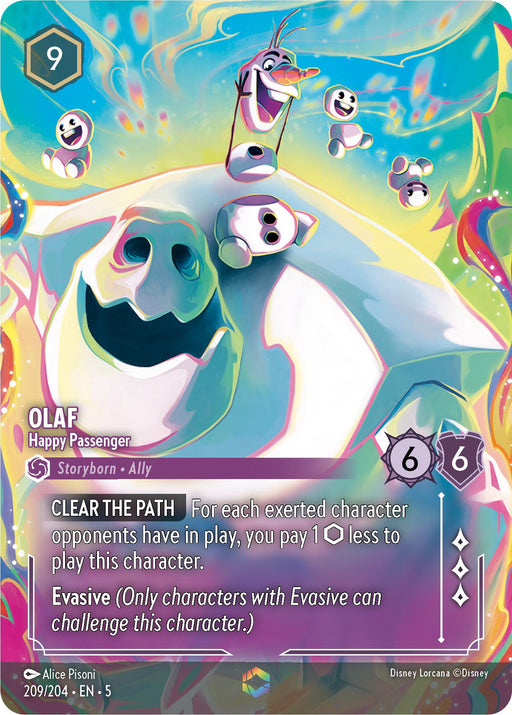 Olaf - Happy Passenger (Enchanted) (209/204) - Shimmering Skies Holofoil - for just $39.05! 