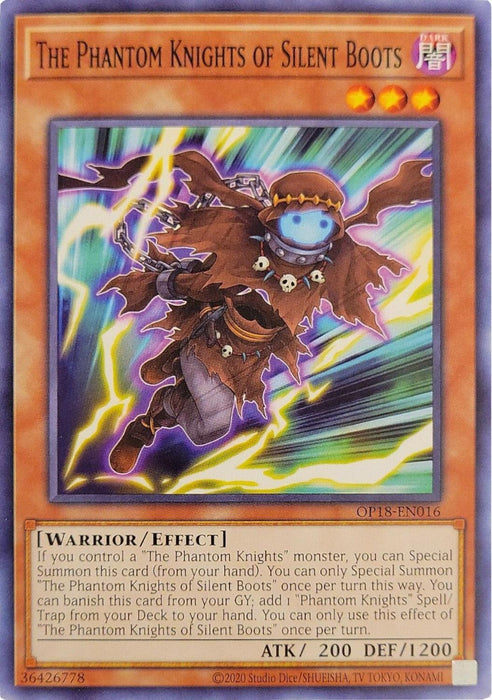 The Phantom Knights of Silent Boots [OP18-EN016] Common - for just $0.10! 