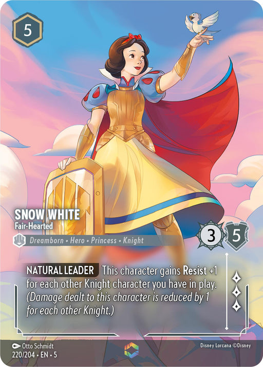 Snow White - Fair-Hearted (Enchanted) (220/204) [Shimmering Skies] - Just $30.15! Shop now at Retro Gaming of Denver