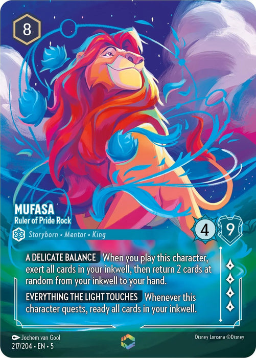 Mufasa - Ruler of Pride Rock (Enchanted) (217/204) [Shimmering Skies] - for just $121.65! 