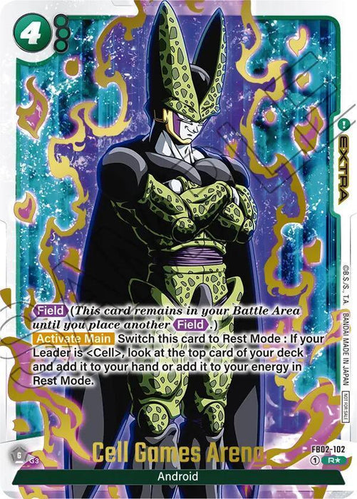 Cell Games Arena (FB02-102) (Championship Pack 02) (Gold) [Fusion World Tournament Cards] - for just $8.55! 