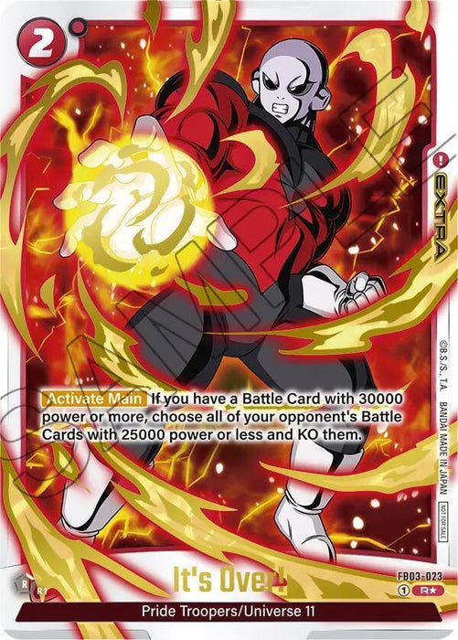It's Over! (FB03-023) (Championship Pack 02) (Gold) [Fusion World Tournament Cards] - for just $4.10! 