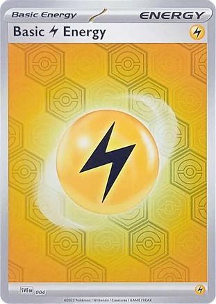 Basic Lightning Energy 004 - SV Shrouded Fable Reverse Holofoil - for just $0.23! 