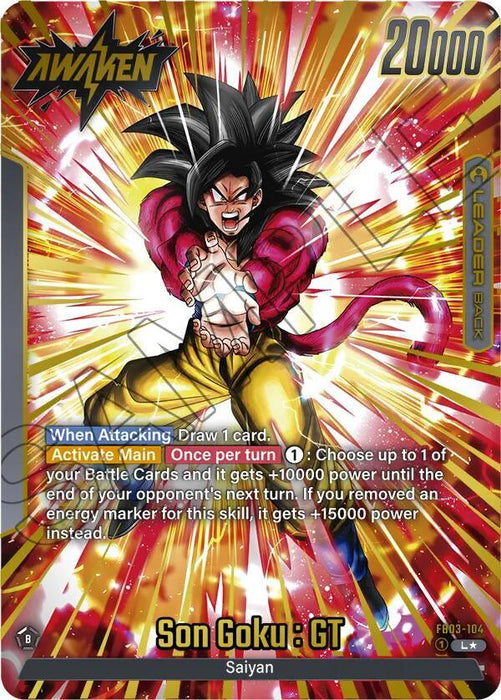 Son Goku : GT (FB03-104) (Alternate Art) [Raging Roar] - for just $16.45! 