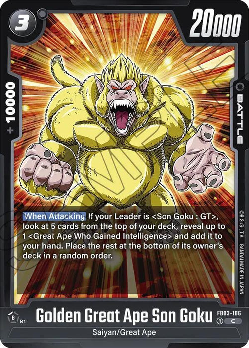 Golden Great Ape Son Goku [Raging Roar] - for just $0.10! 
