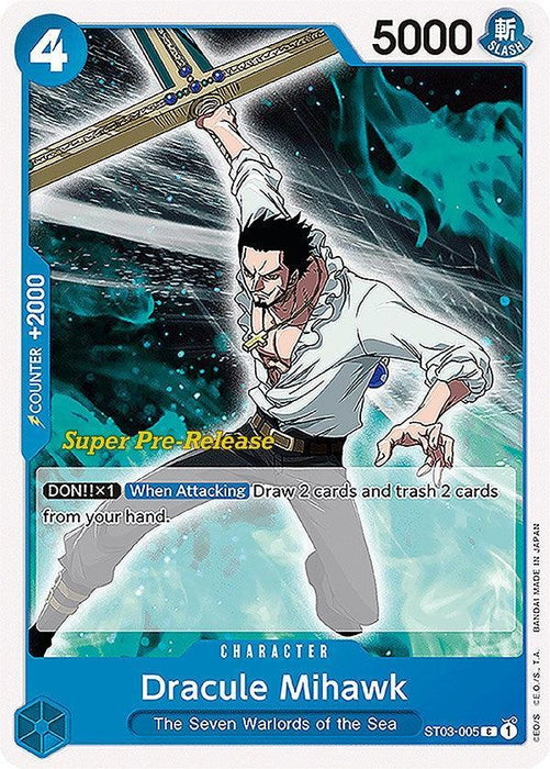 Dracule Mihawk [Super Pre-Release Starter Deck: The Seven Warlords of the Sea] - for just $2.45! 