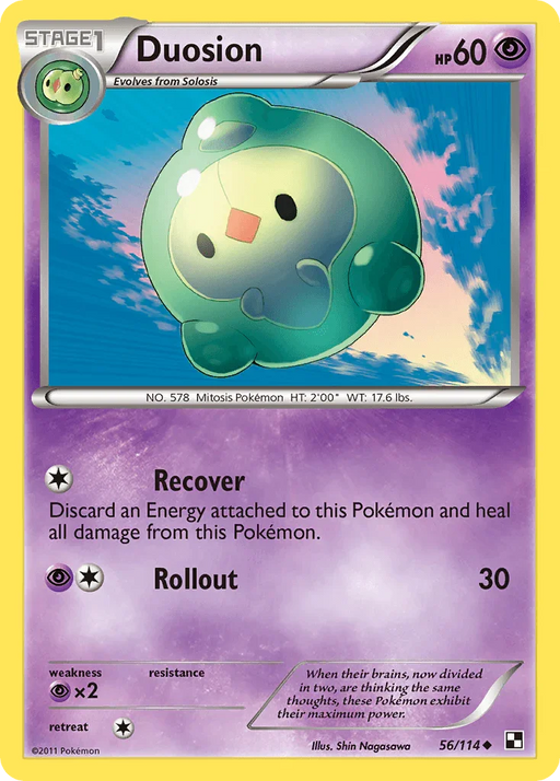 Duosion (56/114) [Black & White: Base Set] - for just $0.25! 