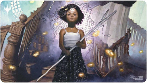 Ultra PRO: Playmat - Duskmourn Commander B (Aminatou, Veil Piercer) - for just $14.95! 