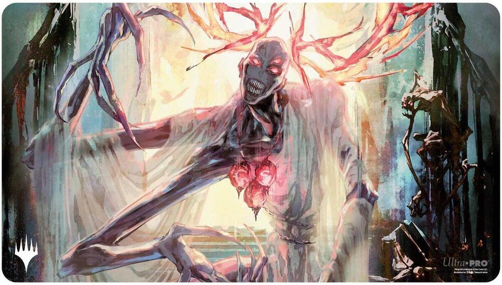 Ultra PRO: Playmat - Duskmourn Mythic Cycle White (Overlord of the Mistmoors) - for just $14.95! 