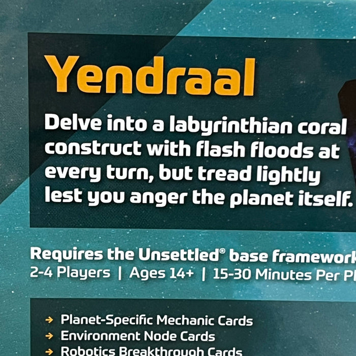 ORANGE NEBULA Unsettled Planet 004 Yendraal Card Game 2-4 Players 14+Age ONB0204 - for just $8! 