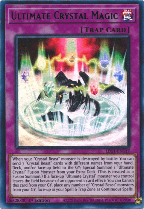 Ultimate Crystal Magic (Green) [LDS1-EN117] Ultra Rare - for just $0.10! 