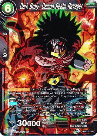 Dark Broly, Demon Realm Ravager (BT11-133) [Vermilion Bloodline] - for just $0.10! 