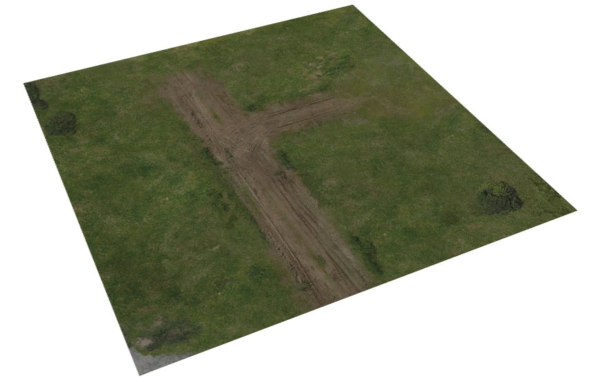 The Walking Dead: All Out War - Deluxe Gaming Mat - Greene Farm - for just $34.99! 
